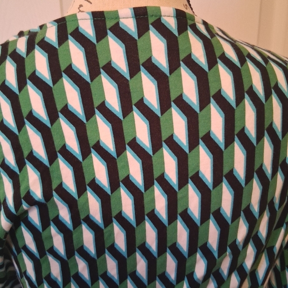 Diane von Furstenberg x Target Green Wrap Dress. XXL - Picture 6 of 9